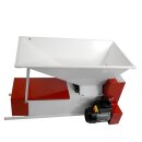 Entsteiner / Entkerner für Fruchtmus: elektr. Obst-Entsteiner / Passier-Maschine OE400, 400 kg Steinobst pro Std,  für Kirschen, Mirabellen, Pflaumen, Aprikosen / wechselbare  Edelstahl Passier-Einsätze, Kirsch-Entsteiner made in EU (Versand kostenfrei*)