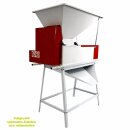 Entsteiner / Entkerner für Fruchtmus: elektr. Obst-Entsteiner / Passier-Maschine OE400, 400 kg Steinobst pro Std,  für Kirschen, Mirabellen, Pflaumen, Aprikosen / wechselbare  Edelstahl Passier-Einsätze, Kirsch-Entsteiner made in EU (Versand kostenfrei*)