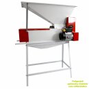 Entsteiner / Entkerner für Fruchtmus: elektr. Obst-Entsteiner / Passier-Maschine OE400, 400 kg Steinobst pro Std,  für Kirschen, Mirabellen, Pflaumen, Aprikosen / wechselbare  Edelstahl Passier-Einsätze, Kirsch-Entsteiner made in EU (Versand kostenfrei*)