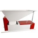 Entsteiner / Entkerner für Fruchtmus: elektr. Obst-Entsteiner / Passier-Maschine OE400, 400 kg Steinobst pro Std,  für Kirschen, Mirabellen, Pflaumen, Aprikosen / wechselbare  Edelstahl Passier-Einsätze, Kirsch-Entsteiner made in EU (Versand kostenfrei*)