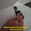 Entsteiner / Entkerner für Fruchtmus: elektr. Obst-Entsteiner / Passier-Maschine OE400, 400 kg Steinobst pro Std,  für Kirschen, Mirabellen, Pflaumen, Aprikosen / wechselbare  Edelstahl Passier-Einsätze, Kirsch-Entsteiner made in EU (Versand kostenfrei*)