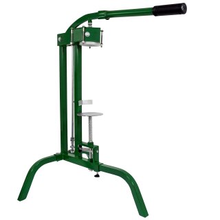 Der günstige Verkorker für Wein - mit bewährter Technik: Klassischer Fischer-Lahr VK110, Weinflaschen Handverkorker stehend / Standverkorker, Vierbacken-Verkorker für synthetische und Natur-Korken bis  Durchmesser 25mm,  für Flaschen von ca. 29 bis 35cm