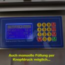 Gewichtsbasiertes Abfüllgerät für Gel und Öl: Dosierfüller Fischer-Lahr FüllTronic LSY12, Edelstahl Wiegefüller für Honig & hoch viskose Flüssigkeiten wie Seife, mit 1 Station, für Flaschen, Tiegel, Gläser, Dosen,  automatische Waage (Versand kostenfrei*)