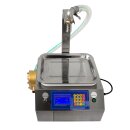 Gewichtsbasiertes Abfüllgerät für Gel und Öl: Dosierfüller Fischer-Lahr FüllTronic LSY12, Edelstahl Wiegefüller für Honig & hoch viskose Flüssigkeiten wie Seife, mit 1 Station, für Flaschen, Tiegel, Gläser, Dosen,  automatische Waage (Versand kostenfrei*)