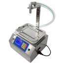 Gewichtsbasiertes Abfüllgerät für Gel und Öl: Dosierfüller Fischer-Lahr FüllTronic LSY12, Edelstahl Wiegefüller für Honig & hoch viskose Flüssigkeiten wie Seife, mit 1 Station, für Flaschen, Tiegel, Gläser, Dosen,  automatische Waage (Versand kostenfrei*)