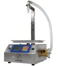 Fischer-Lahr gewichtsbasierter Wiegefüller  LSY15 mit Impellerpumpe, Dosierfüller für leicht bis dickfüssige Medien bis ca. 500 cP (Öl, Sirup, Likör etc), auch leicht stückige Medien, bis 80°C (Versand kostenfrei*)