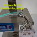 Dosierfüller Fischer-Lahr® FüllTronic 9-Y-2, Abfüller für dünnflüssige Medien bis 50°C, Impeller-Pumpe, ca. 1-1500 cP, Edelstahl, Touchscreen, Auslösung per Lichtschranke, Fußschalter oder autom. Zeitintervall, mit Ansaug-Schlauch  (Versand kostenfrei*)