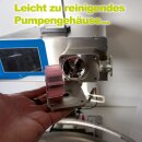 Dosierfüller Fischer-Lahr® FüllTronic 9-Y-2, Abfüller für dünnflüssige Medien bis 50°C, Impeller-Pumpe, ca. 1-1500 cP, Edelstahl, Touchscreen, Auslösung per Lichtschranke, Fußschalter oder autom. Zeitintervall, mit Ansaug-Schlauch  (Versand kostenfrei*)