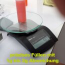 Dosierfüller Fischer-Lahr® FüllTronic 9-Y-2, Abfüller für dünnflüssige Medien bis 50°C, Impeller-Pumpe, ca. 1-1500 cP, Edelstahl, Touchscreen, Auslösung per Lichtschranke, Fußschalter oder autom. Zeitintervall, mit Ansaug-Schlauch  (Versand kostenfrei*)