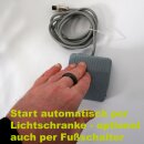 Flaschen-Etikettierer elektrisch GST 413-P mit Inkjet Printer, komfortabler Touchscreen, Druckluft-Flaschenzentrierung, schwarzweiß Drucker für MHD, Chargen-Nummern, Barcodes, Text,  Grafik oder Personalisierung (Versand kostenfrei*)