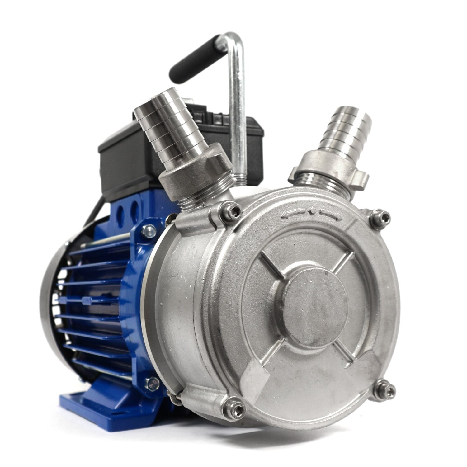 9204  Edelstahl Weinpumpe KPE25  Enos, Kreiselpumpe, 230V, elektrische Getränkepumpe lebensmittelecht / CE-konform, Rechts-/Linkslauf, Abfüllpumpe heiß bis 80°C, 2500 l/h, 1″ Zoll Anschluss, made in EU 	 
		 (Weinpumpe, Mostpumpe, Trinkwasserpumpe, Saftpumpe, Kreiselpumpe, Lebenmittelpumpe, Umfüllpumpe Lebensmittel, Edelstahlpumpe, Edelstahlkreiselpumpe, Kreiselpumpe VA)  
	