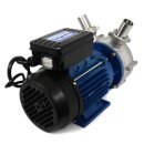 Edelstahl Weinpumpe KPE30M Enos, Kreiselpumpe, 230V, lebensmittelecht CE-konform, Rechts-/Linkslauf, Abfüllpumpe heiß bis 80°C, 3900 l/h, 1 ¼″ Zoll Anschluss, made in EU