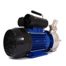 Edelstahl Weinpumpe KPE30T  Enos, Kreiselpumpe, 400V, lebensmittelecht CE-konform, Rechts-/Linkslauf, Abfüllpumpe  heiß  bis 80°C, 3900 l/h, 1 ¼″ Zoll Anschluss, made in EU