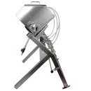 BAUSATZ UltraGravity Falldruckfüller: Flaschenabfüller mit 4 Stationen, Abfüllgerät für Flüssigkeiten 1-10 cP (Wein, Most etc), Abfüllanlage kompl. aus Edelstahl, 14mm Ventile, Abfüllmaschine ohne Pumpe,  für Lebensmittel, made in EU (Versand kostenfrei*)