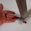 BAUSATZ UltraGravity Falldruckfüller: Flaschenabfüller mit 4 Stationen, Abfüllgerät für Flüssigkeiten 1-10 cP (Wein, Most etc), Abfüllanlage kompl. aus Edelstahl, 14mm Ventile, Abfüllmaschine ohne Pumpe,  für Lebensmittel, made in EU (Versand kostenfrei*)