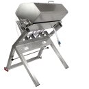 BAUSATZ UltraGravity Falldruckfüller: Flaschenabfüller mit 4 Stationen, Abfüllgerät für Flüssigkeiten 1-10 cP (Wein, Most etc), Abfüllanlage kompl. aus Edelstahl, 14mm Ventile, Abfüllmaschine ohne Pumpe,  für Lebensmittel, made in EU (Versand kostenfrei*)