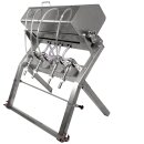 BAUSATZ UltraGravity Falldruckfüller: Flaschenabfüller mit 4 Stationen, Abfüllgerät für Flüssigkeiten 1-10 cP (Wein, Most etc), Abfüllanlage kompl. aus Edelstahl, 14mm Ventile, Abfüllmaschine ohne Pumpe,  für Lebensmittel, made in EU (Versand kostenfrei*)