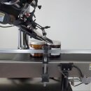 Fischer-Lahr Verpackungs- Etikettierer GST113ET automatisch,  für horizontale Etiketten, Etikettiermaschine für flache Verpackungen wie Beutel, Deckel-Labels von Gläsern oder Kartons  etc,, mit Fließband, bis zu 120 Etiketten/Min. (Versand kostenfrei *)