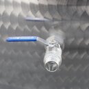 Zottel  Immervoll Edelstahl-Mischbehälter 1500 Liter, mit Immervoll Schwimmdeckel, Stutzen DN40 für Rührwerk, Gabelstapler-Unterbau, made in EU (Versand kostenfrei *)