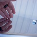 Zottel  Immervoll Edelstahl-Mischbehälter 1500 Liter, mit Immervoll Schwimmdeckel, Stutzen DN40 für Rührwerk, Gabelstapler-Unterbau, made in EU (Versand kostenfrei *)