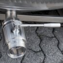 Zottel  Immervoll Edelstahl-Mischbehälter 1500 Liter, mit Immervoll Schwimmdeckel, Stutzen DN40 für Rührwerk, Gabelstapler-Unterbau, made in EU (Versand kostenfrei *)