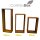 YERD CortenBOX Holzregal 150x60x35cm  2er Set