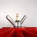 DEMA Wasserdruckpresse 20 L rot,  Modell FP20H-D "Brixen", Obstpresse / Apfelpresse, 20 Liter Edelstahl-Presskorb, rostfreie Aluminium- Hydropresse mit Kelter-Lack, DIE Kelter-Alternative zur Spindelpresse (Versand kostenfrei *)