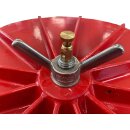 INDERST Hydropresse FP90Hi, 90L Saftpresse Obstpresse / Apfelpresse, 90 Liter Edelstahl-Presskorb, rostfreies Alu mit Kelter-Lack, DIE Kelter-Alternative zur Spindelpresse (versandkostenfrei *)