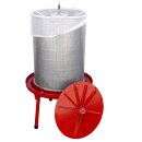 INDERST Hydropresse FP90Hi, 90L Saftpresse Obstpresse / Apfelpresse, 90 Liter Edelstahl-Presskorb, rostfreies Alu mit Kelter-Lack, DIE Kelter-Alternative zur Spindelpresse (versandkostenfrei *)
