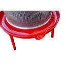 INDERST Hydropresse FP90Hi, 90L Saftpresse Obstpresse / Apfelpresse, 90 Liter Edelstahl-Presskorb, rostfreies Alu mit Kelter-Lack, DIE Kelter-Alternative zur Spindelpresse (versandkostenfrei *)