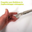 Edelstahltank Rührgerät:  SCHNEIDER SG1 Mischer für Tank Zapfloch-Klappe Gr 37, 400V, robuste Qualität made in Germany, für Misch-Tanks bis 10.000L, 1400 U/min, Zubehör/Ersatzteil (Versand kostenfrei*)