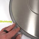 FM60 Maische- Fermenter 60 Liter, Edelstahl, konisch mit Boden-Restauslauf, Gärröhrchen, Innen-Thermometer, luftdicht verschließbarer Spanndeckel, Mini-Gärtank ideal zur flüssigen Fermentation bzw. Hefe-Vergärung bei Wein, Bier, Most / Saft-Fermentation,