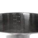 FM60 Maische- Fermenter 60 Liter, Edelstahl, konisch mit Boden-Restauslauf, Gärröhrchen, Innen-Thermometer, luftdicht verschließbarer Spanndeckel, Mini-Gärtank ideal zur flüssigen Fermentation bzw. Hefe-Vergärung bei Wein, Bier, Most / Saft-Fermentation,