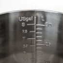 FM30 Maische- Fermenter 30 Liter , Edelstahl, konisch mit Boden-Restauslauf, Gärröhrchen, Innen-Thermometer, luftdicht verschließbarer Spanndeckel, Mini-Gärtank ideal zur flüssigen Fermentation bzw. Hefe-Vergärung bei Wein, Bier, Most / Saft-Fermentation