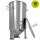 FM30 Maische- Fermenter 30 Liter , Edelstahl, konisch mit Boden-Restauslauf, Gärröhrchen, Innen-Thermometer, luftdicht verschließbarer Spanndeckel, Mini-Gärtank ideal zur flüssigen Fermentation bzw. Hefe-Vergärung bei Wein, Bier, Most / Saft-Fermentation