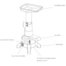 Obstmuser / Obsthäcksler: FISCHER-LAHR  EFC2000, die 2 kW (!) ~2,7 PS  Kernobstschneidemühle, Leistung 1000 kg/h, 230V, Obstmühle elektrisch für Äpfel, Birnen, Quitten (!)... NEU: Teleskop-Einfüllsäule, Transportrad,IP54 Spritzschutz (versandkostenfrei*)