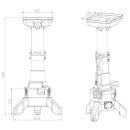 Obstmuser / Obsthäcksler: FISCHER-LAHR  EFC2000, die 2 kW (!) ~2,7 PS  Kernobstschneidemühle, Leistung 1000 kg/h, 230V, Obstmühle elektrisch für Äpfel, Birnen, Quitten (!)... NEU: Teleskop-Einfüllsäule, Transportrad,IP54 Spritzschutz (versandkostenfrei*)