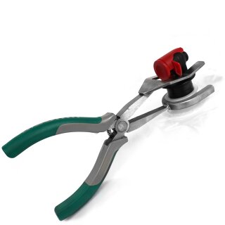 Verschließzange  v2025 L: Verschließer für Bag-in-Box Beutel,  robuste Zange zum Verschließen für alle VITOP und baugleichen Saft-Beutel-Verschlüsse - DAS praktisch unverzichtbare Werkzeug zum Verschließen von B-i-B Beuteln...