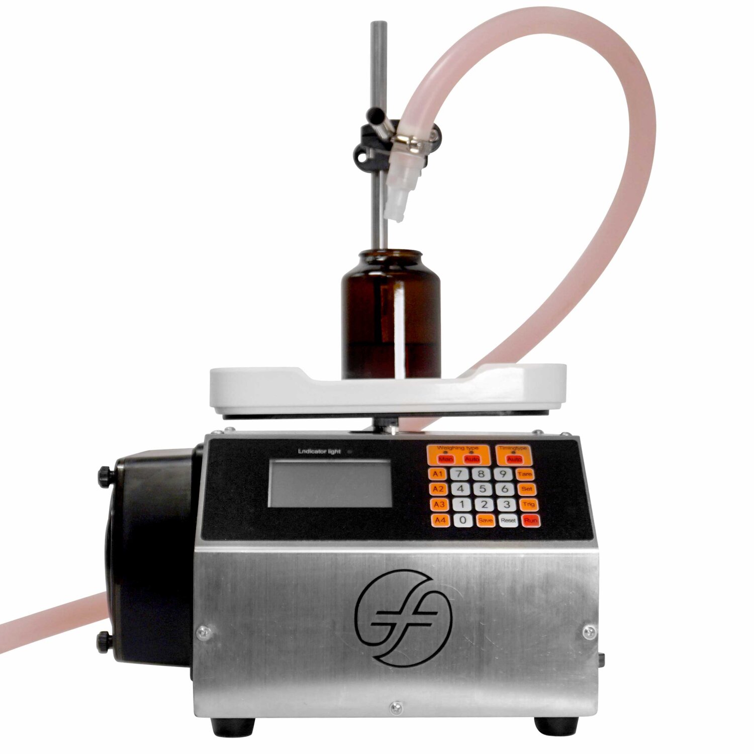 HD1855  Wiegefüller Fillmat - mit Schlauchpumpe, Visosität (1-1500 cP), 7000 ml/min, lebensmittelecht, Dosierfüller auch für korrosive / aggressive Flüssigkeiten und Chemikalien (Versand kostenfrei *) 	 
		 (Abfüller, Dosierfüller, Abfüllgerät,)  
	