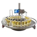 Fischer-Lahr FüllTronic 9-Y-3 Abfüllgerät mit Drehtisch, automatischer Dosierfüller mit Impellerpumpe, Touchscreen, komplett aus Edelstahl (Versand kostenfrei *)