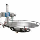 Fischer-Lahr FüllTronic 9-Y-3 Abfüllgerät mit Drehtisch, automatischer Dosierfüller mit Impellerpumpe, Touchscreen, komplett aus Edelstahl (Versand kostenfrei *)