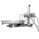 Fischer-Lahr FüllTronic 9-Y-3 Abfüllgerät mit Drehtisch, automatischer Dosierfüller mit Impellerpumpe, Touchscreen, komplett aus Edelstahl (Versand kostenfrei *)