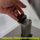 Fischer-Lahr FüllTronic 9-Y-3 Abfüllgerät mit Drehtisch, automatischer Dosierfüller mit Impellerpumpe, Touchscreen, komplett aus Edelstahl (Versand kostenfrei *)