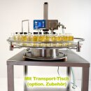 Fischer-Lahr FüllTronic 9-Y-3 Abfüllgerät mit Drehtisch, automatischer Dosierfüller mit Impellerpumpe, Touchscreen, komplett aus Edelstahl (Versand kostenfrei *)