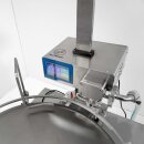 Fischer-Lahr FüllTronic 9-Y-3 Abfüllgerät mit Drehtisch, automatischer Dosierfüller mit Impellerpumpe, Touchscreen, komplett aus Edelstahl (Versand kostenfrei *)