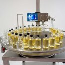 Fischer-Lahr FüllTronic 9-Y-3 Abfüllgerät mit Drehtisch, automatischer Dosierfüller mit Impellerpumpe, Touchscreen, komplett aus Edelstahl (Versand kostenfrei *)