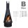 B-Ware Gartenkamin Denver Black, 125cm, aus Normal-Stahl inkl. Grill-Rost  - mit leichten Kratzern - Versandrückläufer