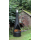 B-Ware Gartenkamin Denver Black, 125cm, aus Normal-Stahl inkl. Grill-Rost  - mit leichten Kratzern - Versandrückläufer
