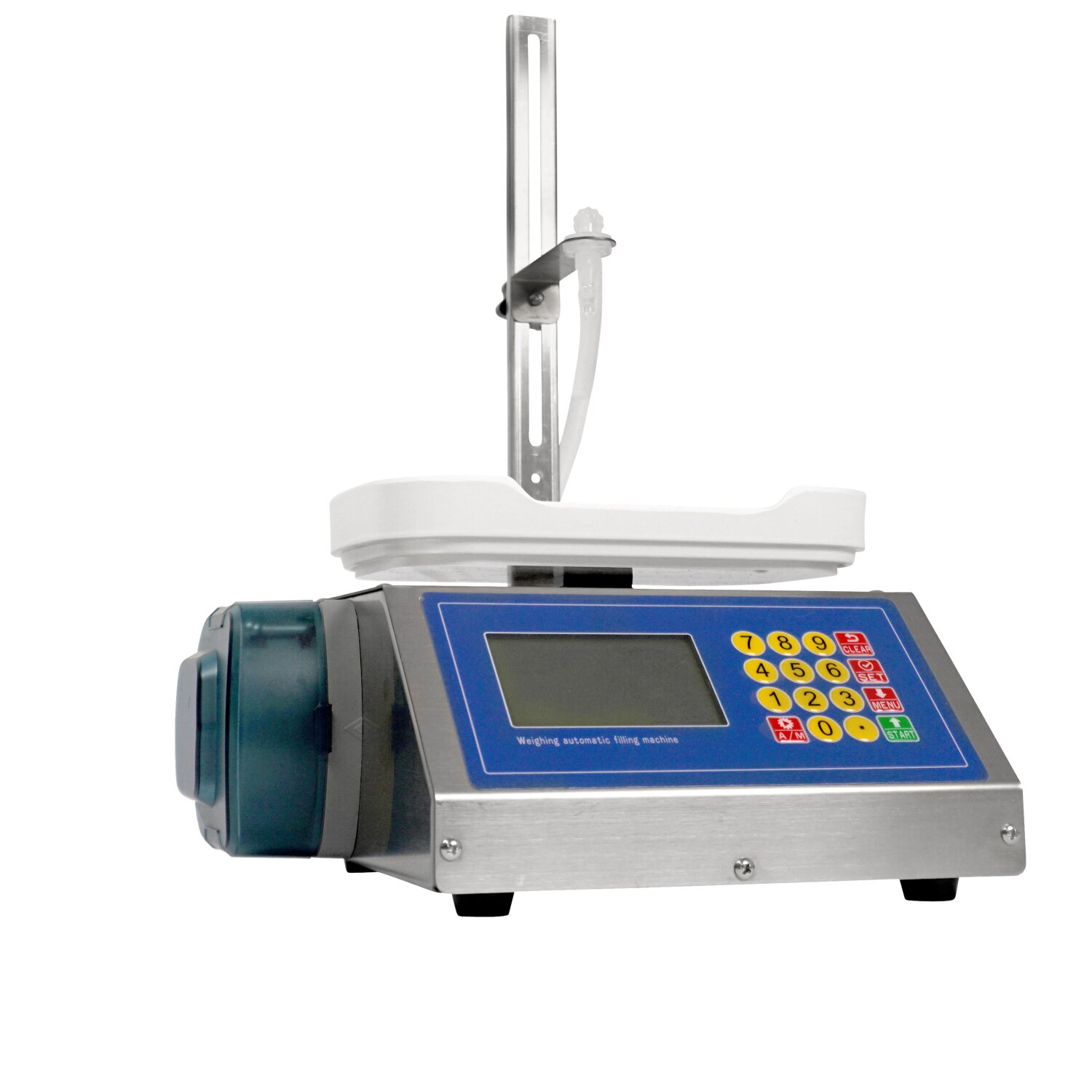 Courm-1200  Fischer-Lahr Wiegefüller Fillmat HD1200  mit Schlauchpumpe für niedrige bis mittlere Viskositäten von 1 - 1000 cP, für Mini-Flaschen, Tiegel etc, super hygienisch, da Medium nur mit dem Abfüll-Schlauch in Berührung kommt,   700ml/min (versandkostenfrei *) 	 
		 (Dosierfüller lebensmittel, Schlauchpumpe)  
	