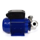 Impellerpumpe WI30B Euro 30,  Edelstahl-Pumpe lebenmittelecht, 4500 l/h, ohne Bypass, 230V, 1,5 PS , 900 U/Min, made in EU